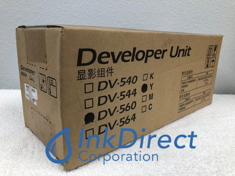 Genuine Kyocera Mita 302HN93263 DV-560 DV560 Developer Unit Yellow Developer Unit , Kyocera Mita   - Laser Printer  FS C5100DN,  C5150DN,  C5200DN,  C5250DN,  C5300DN,  C5350DN,   - Multi Function EcoSys  M6026cidn,  M6526cidn,  P6026cdn,  FS  C2026MFP,  C2126MFP,  C2126MFP+,  C2526MFP,  C2626MFP,