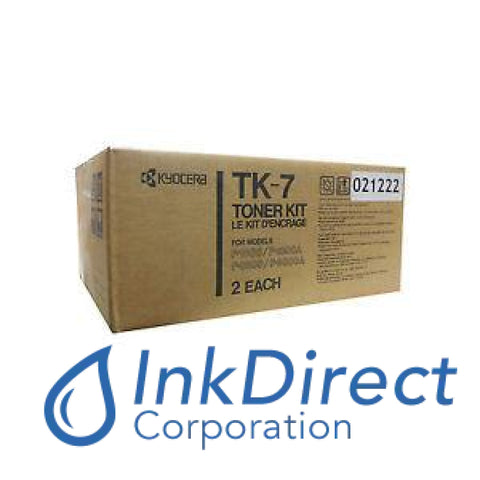 Genuine Kyocera Mita Tk-7 Tk7 Toner Cartridge Black