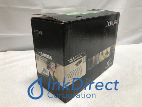 Genuine Lexmark 12A6865 Return Program Print Cartridge Black Optra T520 T520D T520DN T522 T522DN T522N - Multi Function X520 X520 MFP X522