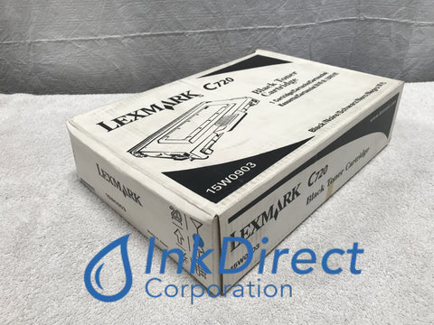 Genuine Lexmark 15W0903 Toner Cartridge Black C720 C720DN C720N X720 X720MFP Toner Cartridge , Lexmark - Laser Printer C720, C720DN, C720N, - Multi Function X720, Ink Direct Corporation