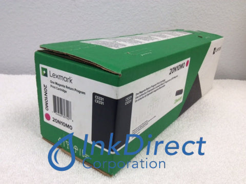 Genuine Lexmark 20N10M0 Return Program Toner Cartridge Magenta CS331DW CS431dw CX331adwe CX431adw Toner Cartridge , Lexmark &nbsp; - Laser Printer &nbsp; CS331dw, &nbsp;CS431dw, &nbsp;CX331adwe, &nbsp;CX431adw