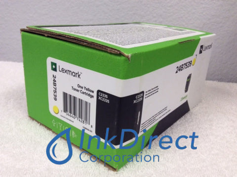 Genuine Lexmark 24B7539 Toner Cartridge Yellow C2335 XC2335 Toner Cartridge , Lexmark &nbsp; - Laser Printer &nbsp; C2335, &nbsp; - Multi Function &nbsp; XC2335