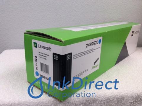 Genuine Lexmark 24B7570 Toner Cartridge Cyan XC9635 XC9645 XC9645 Toner Cartridge , Lexmark &nbsp; - Multi Function &nbsp; XC9635, &nbsp;XC9645, &nbsp;XC9655