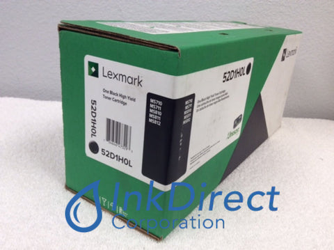 Genuine Lexmark 52D1H0L 521HL - Return Program Toner Cartridge Black Toner Cartridge , Lexmark - Laser Printer MS710, MS711, MS810, MS810DE, MS810DN, MS810DTN, MS810N, MS811, MS811DN, MS811DTN, MS811N, MS812, MS812DE, MS812DN, MS812DTN,