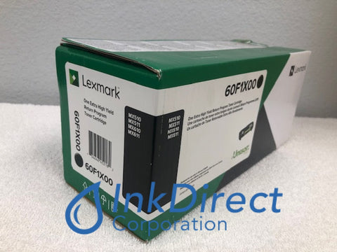 Genuine Lexmark 60F1X00 Lex 601X - Return Program Toner Cartridge Black Toner Cartridge , Lexmark - Multi Function MX510DE , MX511DE , MX511DHE, MX511DTE , MX610DE , MX611DE , MX611DHE , MX611DTE,