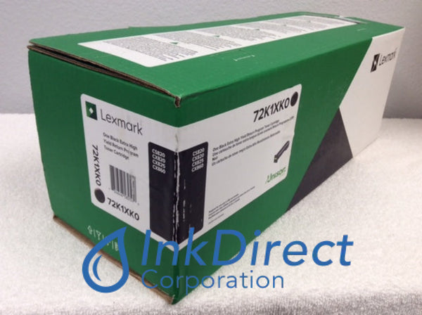 Genuine Lexmark 72K1XK0 Return Program CS820 Toner Cartridge Black ...