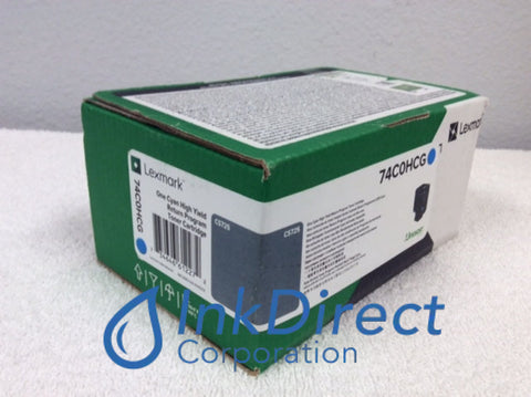 Genuine Lexmark 74C0HCG Return Program Toner Cartridge Cyan CS 725de 725dte Toner Cartridge , Lexmark &nbsp; - Laser Printer &nbsp;CS 725de, &nbsp;725dte