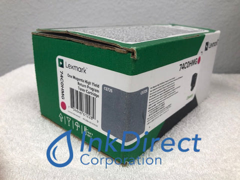 Genuine Lexmark 74C0HMG Return Program Toner Cartridge Magenta CS 725de 725dte Toner Cartridge , Lexmark &nbsp; - Laser Printer &nbsp;CS 725de, &nbsp;725dte