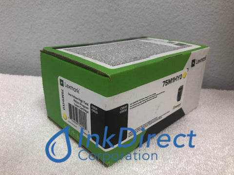 Genuine Lexmark 75M1HY0 Return Program Toner Cartridge Yellow CS531dw CX532adwe Toner Cartridge , Lexmark &nbsp; - Laser Printer &nbsp; CS531dw,&nbsp; CX532adwe
