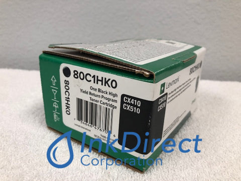 Genuine Lexmark 80C1HK0 801HK Return Program Toner Cartridge Black CX410DE CX410DTE CX410E CX510DE CX510DHE CX510DTHE Toner Cartridge , Lexmark - Multi Function CX410DE, CX410DTE, CX410E, CX510DE, CX510DHE, CX510DTHE,