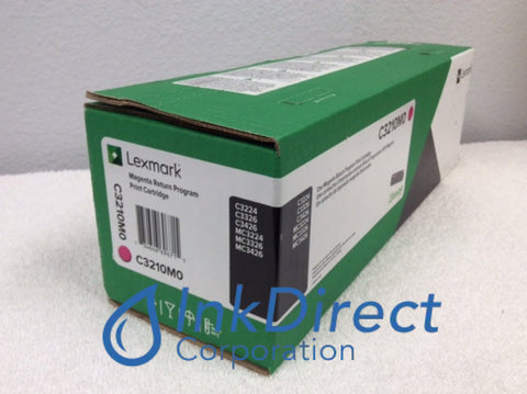 Genuine Lexmark C3210M0 Return Program Toner Cartridge Magenta Toner Cartridge , Lexmark &nbsp; - Printer &nbsp;Color Laser C3224dw, &nbsp;C3326dw, &nbsp;C3426dw, &nbsp;MC3224adwe, &nbsp;MC3224dwe, &nbsp;MC3224i, &nbsp;MC3326adwe, &nbsp;MC3326i, &nbsp;MC3426adw, &nbsp;MC3426i