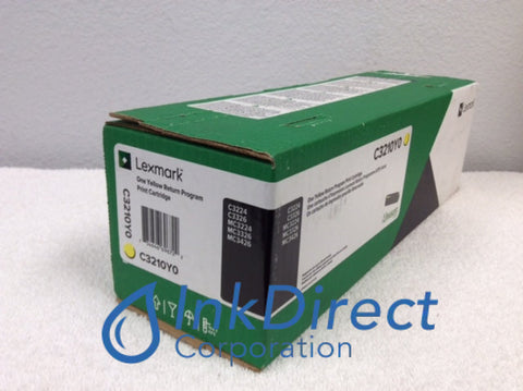 Genuine Lexmark C3210Y0 Return Program Toner Cartridge Yellow Toner Cartridge , Lexmark &nbsp; - Printer &nbsp;Color Laser C3224dw, &nbsp;C3326dw, &nbsp;C3426dw, &nbsp;MC3224adwe, &nbsp;MC3224dwe, &nbsp;MC3224i, &nbsp;MC3326adwe, &nbsp;MC3326i, &nbsp;MC3426adw, &nbsp;MC3426i