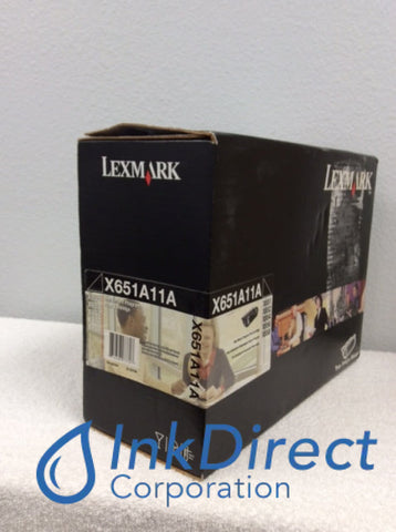 Genuine Lexmark X651A11A Return Program Print Cartridge Black Print Cartridge , Lexmark - Multi Function X651, X651DE, X652, X652DE, X654, X654DE, X656, X656DE, X656DTE, X658, X658DE, X658DFE, X658DME, X658DTE, X658DTFE, X658DTME,