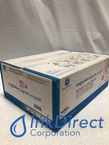 Genuine QMS 1710602007 1710602-007 MagiColor 5440 / 5450 High Yield Toner Cartridge Magenta Toner Cartridge , Konica-Minolta - Laser Printer MagiColor 5440DL, 5450
