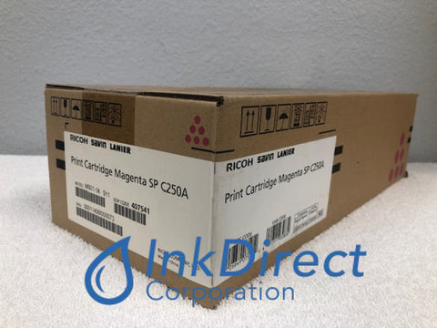 Genuine Ricoh 407541 SP C250DN Toner Cartridge Magenta Toner Cartridge , Ricoh - Printer SP C250DN,