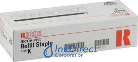 Genuine Ricoh 410802 502R-Am Type K Staples Digital Copier  SP C811DN,   - Copier AFICIO  1232S,  3224C,   - Digital Copier AFICIO  1022,  1027,  1035,  1045,  1060,  1075,  1224C,  1232C,  2022,  2027,  2035,  2045,  2051,  2060,  2075,  3025,  3030,  3035,  3045,  MP 3500,  MP 4500,  MP
