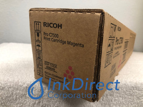 Genuine Ricoh 828649 Pro C7500 Toner Cartridge Magenta Pro Print Cartridge , Ricoh &nbsp; - Digital Color Press &nbsp; Pro C7500,