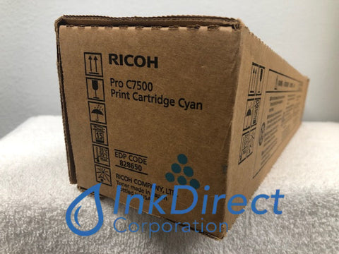 Genuine Ricoh 828650 Pro C7500 Toner Cartridge Cyan Pro Print Cartridge , Ricoh &nbsp; - Digital Color Press &nbsp; Pro C7500,