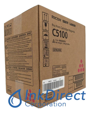 Genuine Ricoh Savin Lanier 828223 828352 C5100 Toner Cartridge Magenta