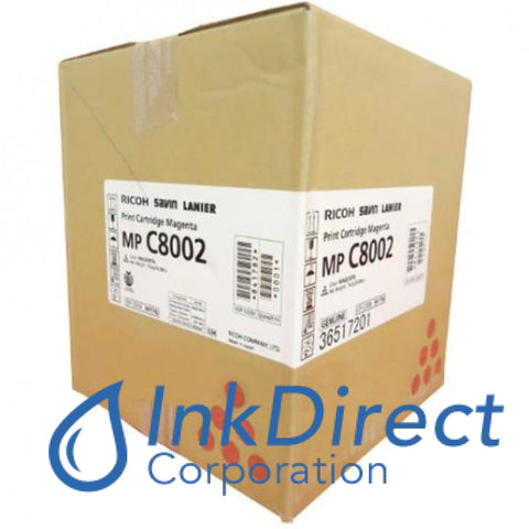 Genuine Ricoh Savin Lanier 841782 842085 Mp C8002 Print Cartridge Magenta