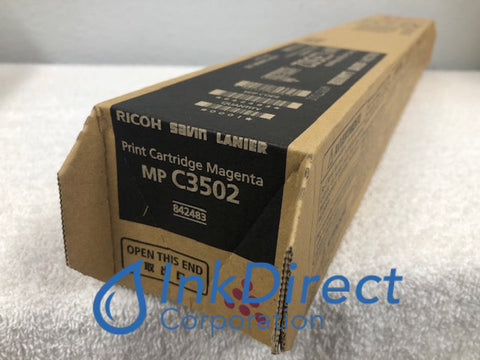 Genuine Ricoh Savin Lanier 842483 841737 841649 MP C3502 Print Cartridge Magenta Print Cartridge , Ricoh - Multi Function MP C3002, C3502,