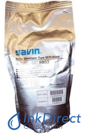 Genuine Savin 9853 Type 15 Developer / Starter Black , Gestetner   - Copier Digital  AFICIO 3355,  3370,  5502,  Ricoh   - Digital Copier  AFICIO 1050,  1055,  550,  551,  650,  700,  850,  Savin   - Digital Copier  AFICIO 2070DP,  2555,   - Copier AFICIO  2055DP
