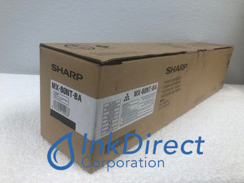 Genuine Sharp MX80NTBA MX - 80NT - BA Toner Cartridge Black MX 7081 8081 Toner Cartridge , Sharp - MX 7081, 8081&nbsp;