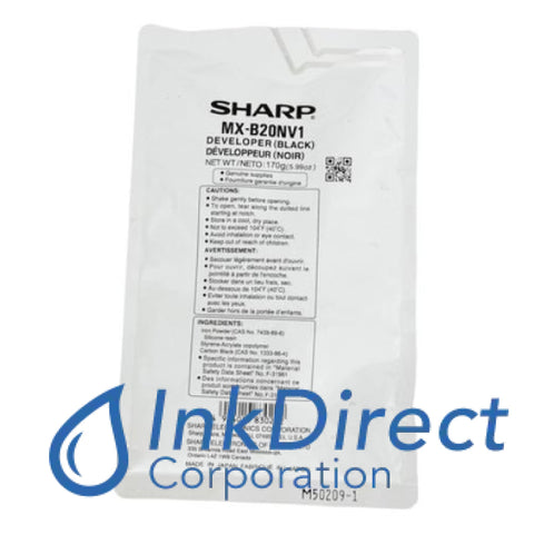 Genuine Sharp MXB20NV1 MX-B20NV1 Developer Black MX B201D Developer , Sharp - Copier MX B201D