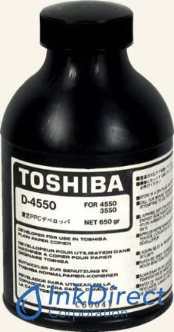 Genuine Toshiba D4550 - L D-4550 - L Developer / Starter Black BD 3550 4550