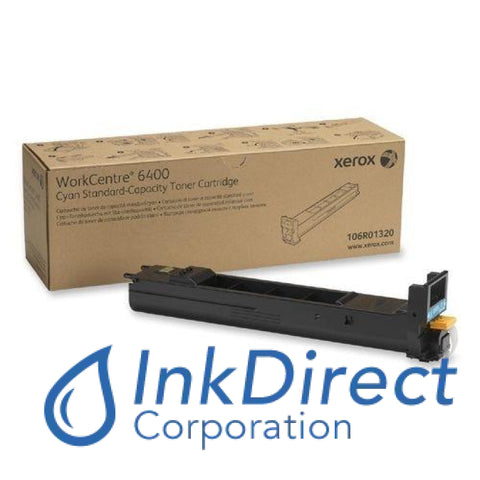 Genuine Xerox 106R1320 106R01320 Workcentre 6400 Standard Yield Toner Cartridge Cyan