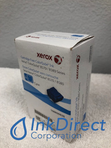 Genuine Xerox 108R926 108R00926 ColorQube 8570 Ink Stick Cyan Ink Stick , Xerox - ColorQube 8570, 8570, 8570DN, 8570DT, 8580,