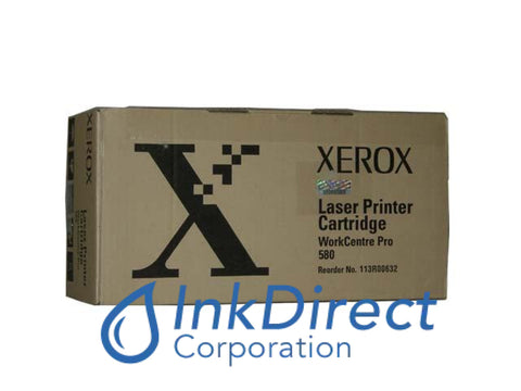 Genuine Xerox 113R632 113R00632 Toner Cartridge Black Fax Laser  WorkCentre Pro 580,