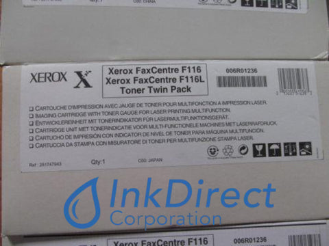 Genuine Xerox 6R1236 6R01236 006R01236 Toner Black