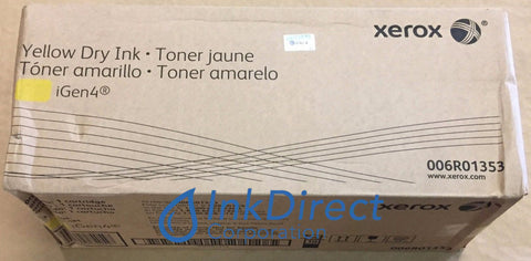 Genuine Xerox 6R1353 6R01353 006R01353 Igen4 Metered Toner Cartridge Yellow