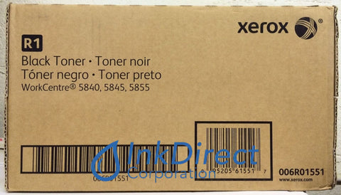 Genuine Xerox 6R1551 6R01551 006R01551 Toner Cartridge Black WorkCentre   5840,  5845,  5855,