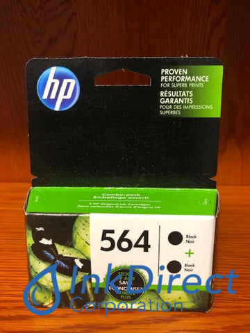 Genuine HP C2P51FN HP 564 Twin pack Ink Jet Cartridge Black Ink Jet Cartridge , HP - All-in-One DeskJet 3521, 3522, - All-in-One PhotoSmart 7510, B209A, B210A, B8500, B8550, B8553, B8558, C309A, C309G, C309N, C510, C510A, C5300, C5324, C5370, C5373, C5380, C5383, C5388, C5390, C5393, C6300, C6324, C6340, C6350, C6375, C6380, C6383, C6388, D5400 SERIES, D5445, D5445, D5460, D5463, D5468, D7500 Series, D7560