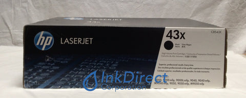 HP C8543X ( HP 43X ) Toner Cartridge Black LaserJet 9000 9000LMFP 9000MFP 9040 9040MFP 9050 9050MFP M9040MFP M9050MFP Toner Cartridge , HP - Laser Printer LaserJet 9000, 9000LMFP, 9000MFP, 9040, 9040MFP, 9050, 9050MFP, - Multi Function LaserJet M9040MFP, M9050MFP,