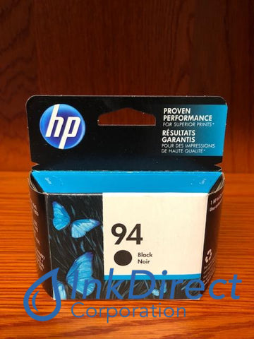 HP C8765WN HP 94 Ink Jet Cartridge Black Ink Jet Cartridge , HP - InkJet Printer DeskJet 460C, 5740, 5740XI, 5743, 5748, 5940, 6520, 6520XI, 6540, 6540DI, 6540XI, 6830V, 6840, 6840DT, 9800, 9800D, PSC 2355, - Multi Function OfficeJet 6210, 7210, 7310, 7410, PSC 1610, 2610, 2710, - Photo Printer PhotoSmart 2610, 2710, 8150, 8450, B8350