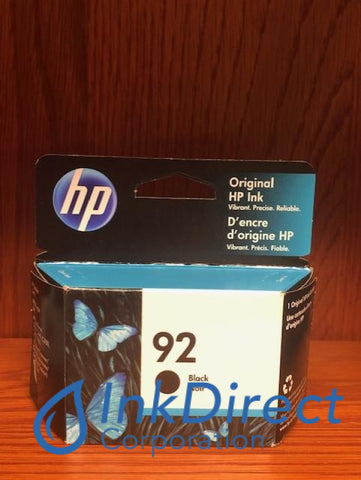 HP C9362WN HP 92 Ink Jet Cartridge Black Ink Jet Cartridge , HP - InkJet Printer DeskJet 5440, - Multi Function OfficeJet 6310, PSC 1507, 1510, - Photo Printer PhotoSmart 7850,