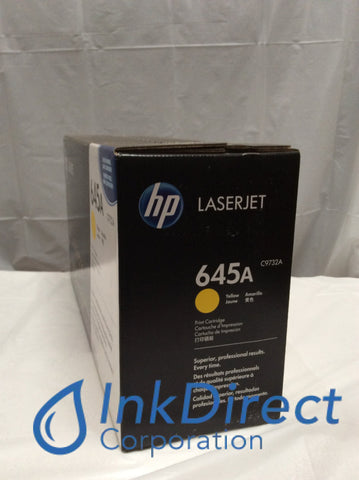HP C9732A ( HP 5500 645A ) Print Cartridge Yellow LaserJet 5500DN 5500N 5550 Print Cartridge , HP - Laser Printer Color LaserJet 5500, 5500DN, 5500DTN, 5500HDN, 5500N, 5550, 5550DN, 5550DTN, 5550HDN, 5550N,