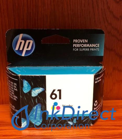 HP CH562WN HP 61 Ink Jet Cartridge Tri-Color Ink Jet Cartridge , HP   - InkJet Printer  DeskJet 1000,  1010,  1050,  1055,  1056,  1510,  2050,  2540,  2549,  3000,  3050,  3050A,  3054,  3054A,  3056A,  3510,  ENVY  4500,  5530E,  5535,  OfficeJet  2620,  4630