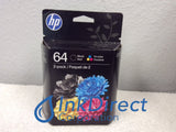 HP X4D92AN 64 Combo Pack Ink Jet Cartridge Black & Color (N9J90AN N9J89AN) Ink Jet Cartridge , HP&nbsp; &nbsp;- Photo Printer&nbsp; ENVY Photo 6255,&nbsp; Photo 7155,&nbsp; Photo 7855,