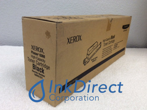 Xerox 106R1221 106R01221 Phaser 6360 High Yield Toner Cartridge Black Toner Cartridge , Xerox - Laser Printer Phaser 6360DN, 6360DT, 6360DX, 6360N,