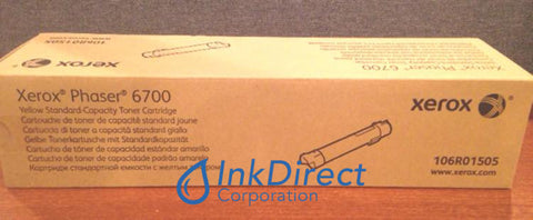Genuine Xerox 106R1505 106R01505 Phaser 6700 Standard Yield Toner Cartridge Yellow
