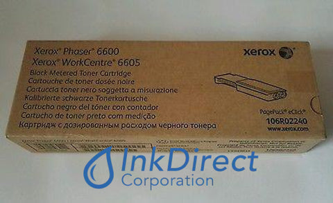 Xerox 106R2240 106R02240 Metered Toner Cartridge Black