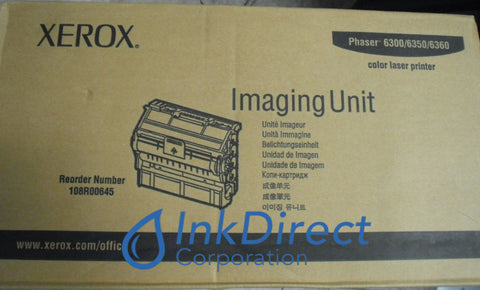 Genuine Xerox 108R645 108R00645 Phaser 6300 6350 6360 Image Unit