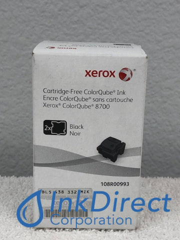 Xerox 108R993 108R00993 ColorQube 8700 Ink Stick Black Ink Stick , Xerox - Printer  Color Qube 8700dt,  ColorQube  8700,  8700dn,  8700n,