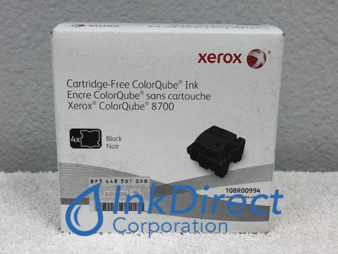 Xerox 108R994 108R00994 ColorQube 8700 Ink Stick Black Ink Stick , Xerox - Printer  Color Qube 8700dt,  ColorQube  8700,  8700dn,  8700n,