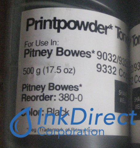 1 Bottle - Genuine Oce-Pitney Bowes-Imagistic 3800 - L 380-0 - Toner Cartridge Black