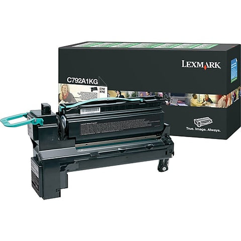 Genuine Lexmark C792A1KG    Standard Yield - Return Program  Toner Cartridge Black